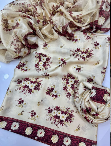 HADIZOUTFIT NEW DIGITAL PRINTED SILK PARTY WEAR BEZZ-5058