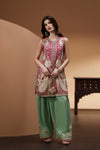 ETHNC NEW EMBROIDERED SILK PARTY WEAR FBEZ-099
