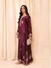 HADIZOUTFIT NEW MEHROON STITCHED SILK PARTY WEAR DFEZ-226