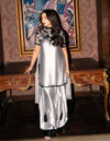 HADIZOUTFIT NEW WHITE SILK PARTY WEAR DZZZ-189