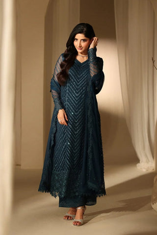 AZURE NEW CHIFFON PARTY WEAR