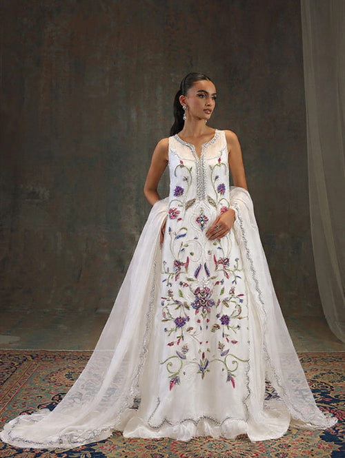FARIDA HASSAN NEW RAW SILK PARTY WEAR EHZZ-006
