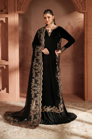 IZNIK NEW BLACK VELVET PARTY WEAR