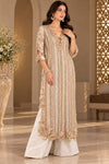 SANA SAFINAZ NEW WHITE RAW SILK BRIDAL WEAR IGEZ -219