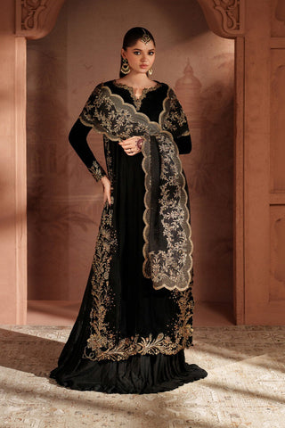 IZNIK NEW BLACK VELVET PARTY WEAR