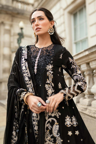 MARIA B NEW BLACK CHIKANKARI LUXURY LAWN COLLECTION