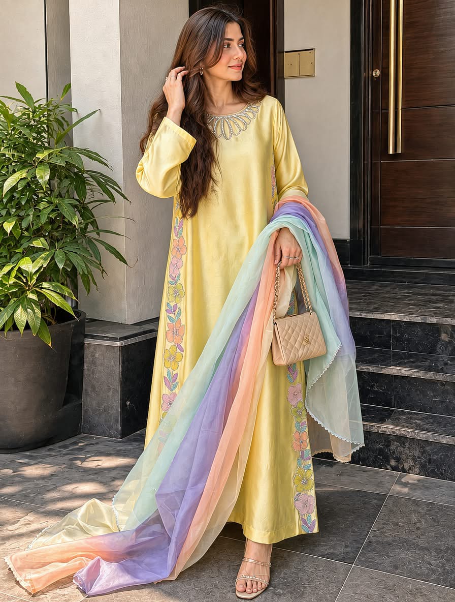 HADIZOUTFIT NEW SILK PARTY WEAR DGZZ-174