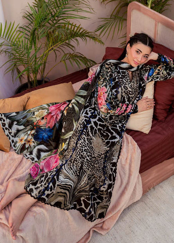 ELAF NEW PRINTED SILK DRESS