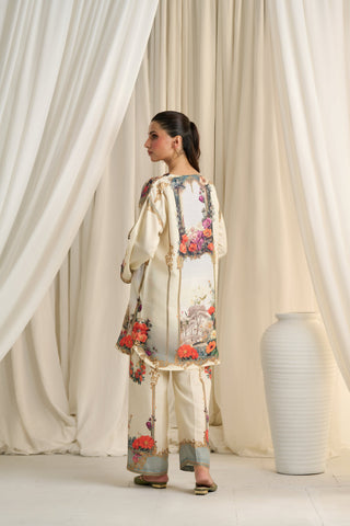 BAROQUE NEW FORMAL SILK DRESS