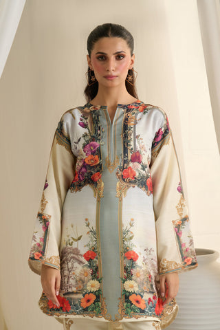 BAROQUE NEW FORMAL SILK DRESS