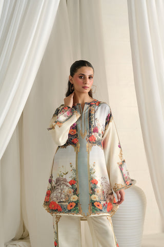 BAROQUE NEW FORMAL SILK DRESS