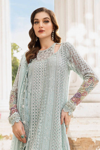 Maria.B Embroidered Chiffon Suit