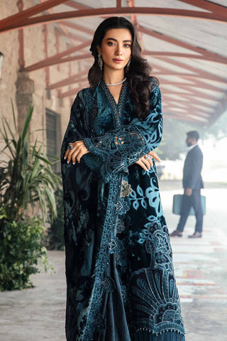 Maria b winter Luxe Palachi Embroidered 3 Piece Unstitched Suit