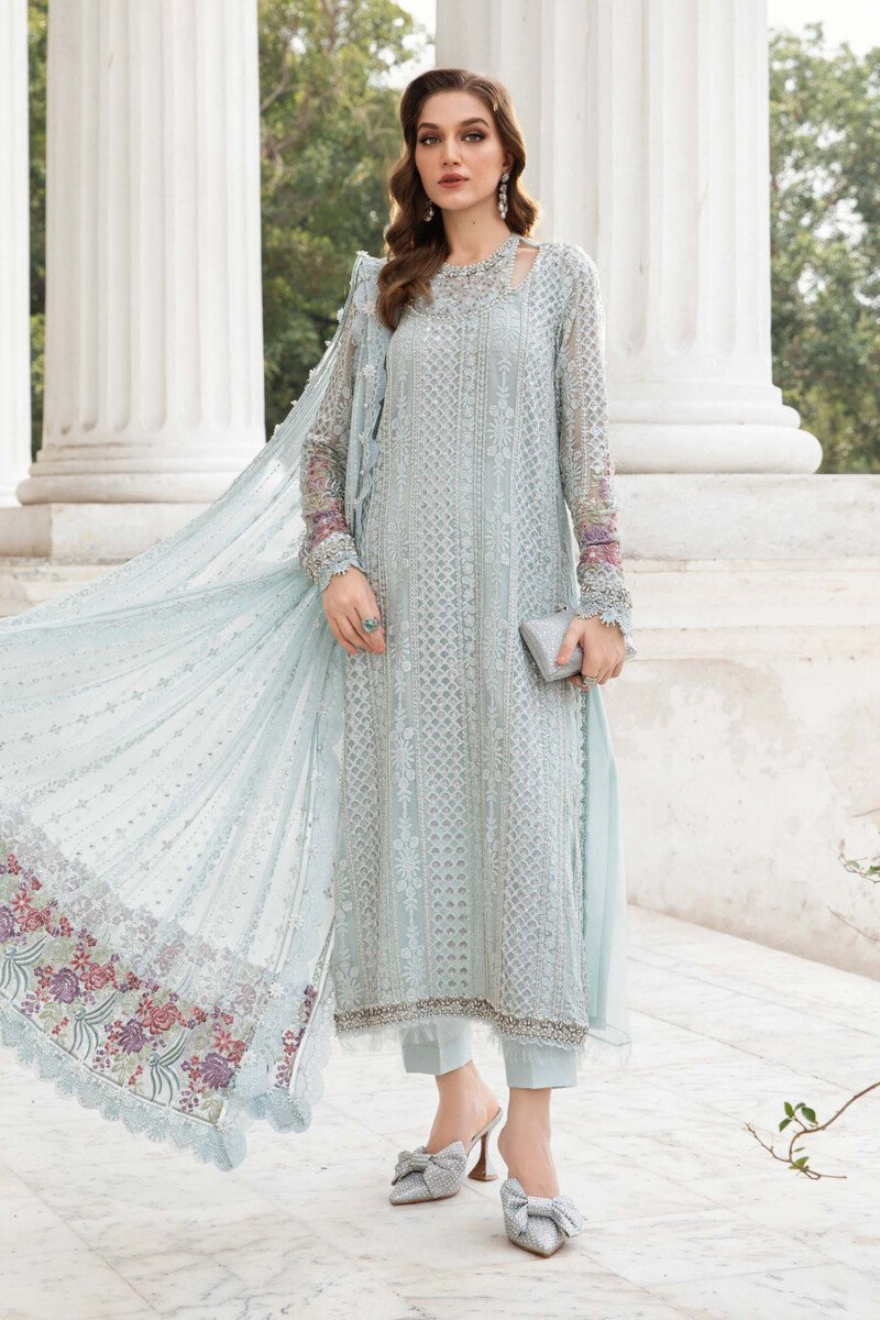 Maria.B Embroidered Chiffon Suit