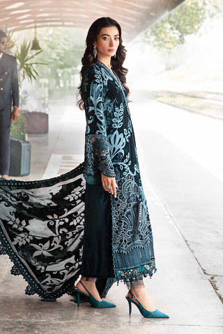 Maria b winter Luxe Palachi Embroidered 3 Piece Unstitched Suit