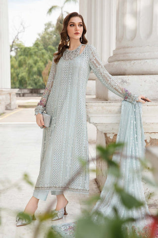 Maria.B Embroidered Chiffon Suit