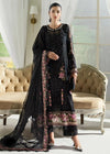 MARIA B NEW BLACK CHIFFON PARTY WEAR