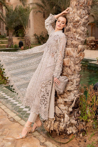 Maria.B - Unstitched Embroidered Luxury Lawn - 3Pc Suit