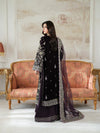 ANEELAS PURPLE NEW VELVET PARTY WEAR GZZZ-241