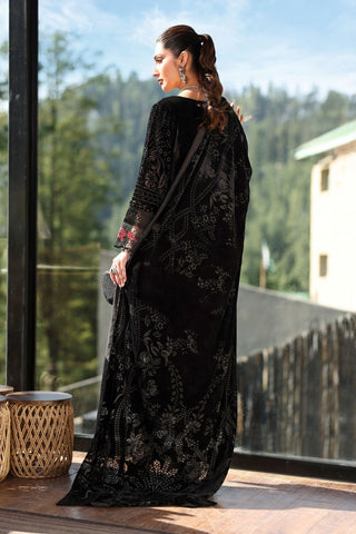 MARIA.B NEW JET BLACK VELVET PARTY WEAR