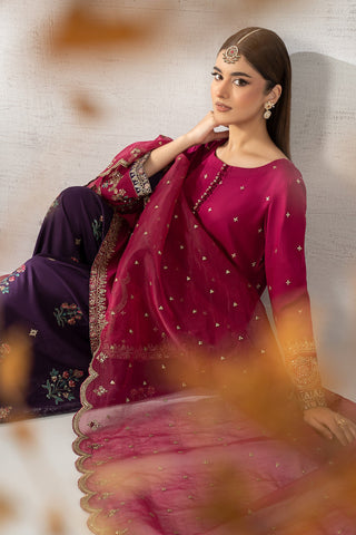 MARIA B NEW ATISHI RAW SILK PARTY WEAR