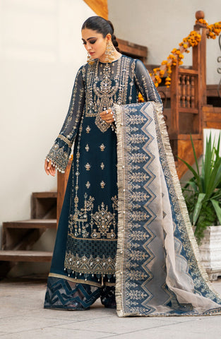 Zarin by Eleshia Unstitched Embroidered Bamber Collection