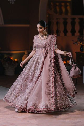 ELAN Wedding Festive Embroidered Organza Unstitched 3Pc Suit EC2-23-03