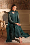 AZURE NEW BOTTLE GREEN CHIFFON PARTY WEAR