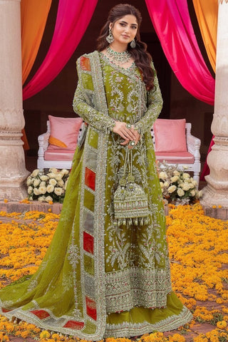 KANWAL MALIK NEW ANGRAKHA NET BRIDAL WEAR