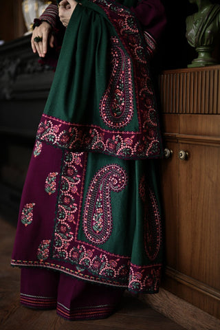 BATIK NEW MAROON COTTON PARTY WEAR