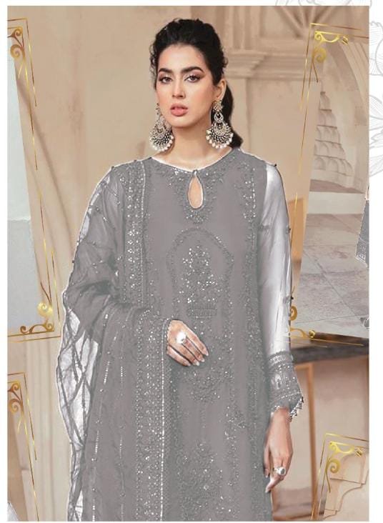 MUSHQ ⏐ Embroidered and Sequence Work ⏐ Wedding Edition ⏐ Grey