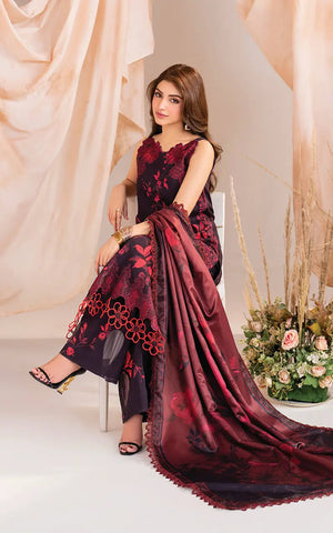 ASIFA NABEEL SILK 3PC DRESS