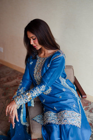 ERUM KHAN NEW RAW SILK PARTY WEAR
