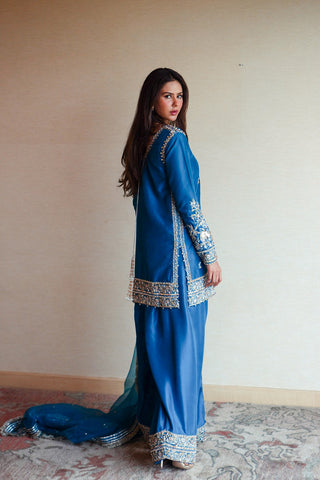 ERUM KHAN NEW RAW SILK PARTY WEAR