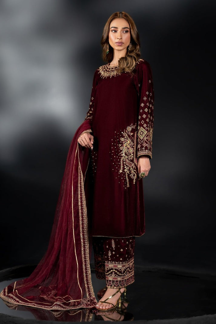 NAQSHI NEW VELVET DRESS