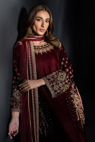 NAQSHI NEW VELVET DRESS