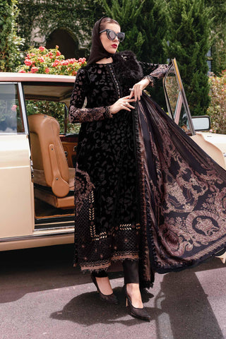 MARIA.B NEW JET BLACK VELVET PARTY WEAR