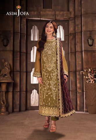 Asim Jofa Chiffon Embroidered Collection