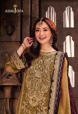 Asim Jofa Chiffon Embroidered Collection