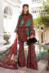 Maria B Digital Printed Red Swiss Cambric Collection Replica