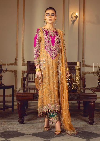 SARA ROHAIL NEW SILK PARTY WEAR DRESS