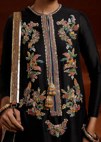 HUSSAIN REHAR NEW RAW SILK PARTY WEAR