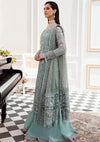 IMROZIA NEW MINT NET PARTY WEAR GHARARA