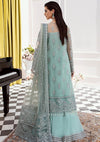 IMROZIA NEW MINT NET PARTY WEAR GHARARA