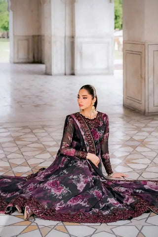 IZNIK NEW SILK PARTY WEAR FROCK