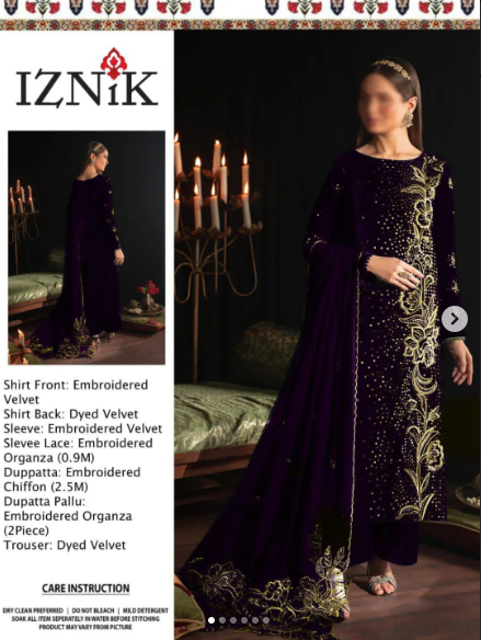 IZNIK NEW PURPLE VELVET