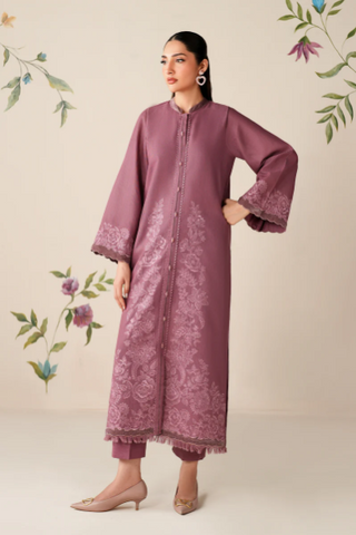 BAROQUE NEW PINK KHADDAR PARTY WEAR