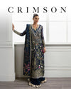 CRIMSON NEW ORGANZA PARTY WEAR EHZZ-182