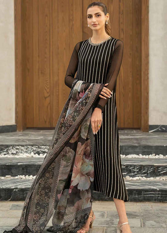 Lulusar Luxury Chiffon Hand Embroidered Collection Yuguz Dress