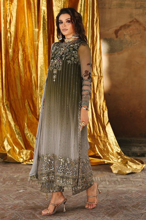 CHARIZMA NEW CHIFFON TWO TONE PARTY WEAR